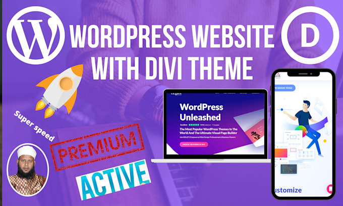 Create awesome word press website with premium theme by Hkiron | Fiverr