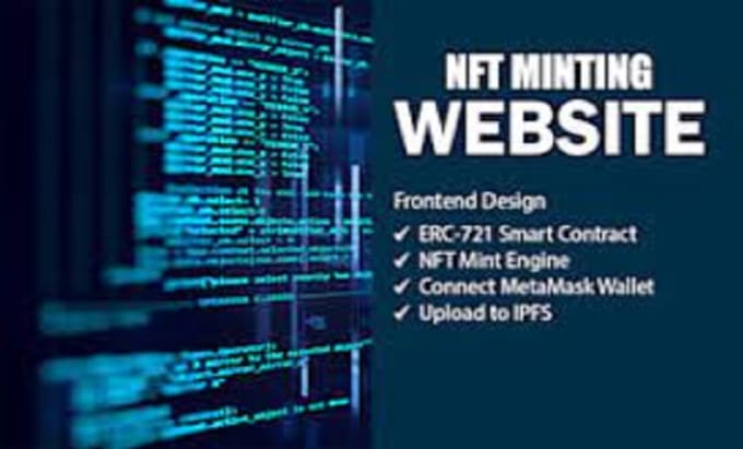 Hire a freelancer to do nft minting website, minting website, mint bot, nft mint bot, smart contract