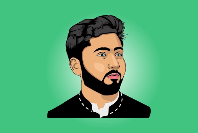 draw vector art portrait from your photo