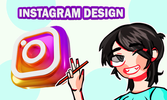 design unique instagram carousel post and puzzle feed
