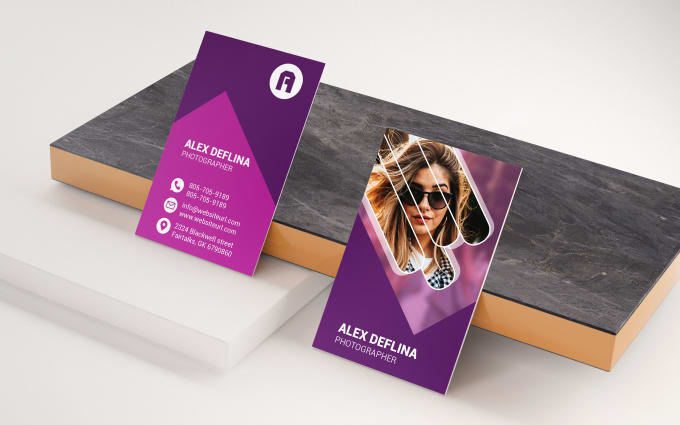 Design innovative, fabulous business card, visiting card and letterhead ...