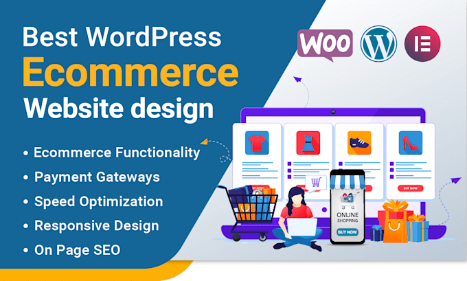 create ecommerce website for your online store with wordpress woocommerce