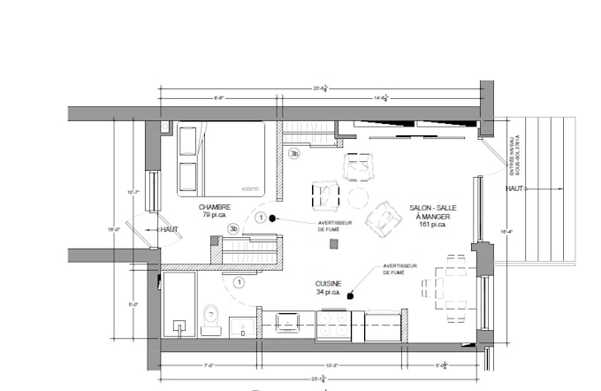 Trace pdf or sketches onto autocad by Nathalie927 | Fiverr