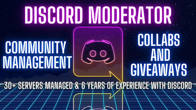 be your active discord nft moderator and community manager