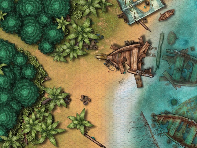 Create your custom fantasy roleplay battle map for you