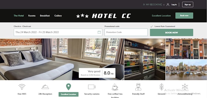 build hotel booking website