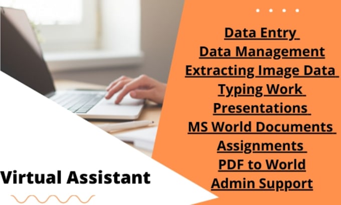 be your virtual admin personal assistant and data entry work