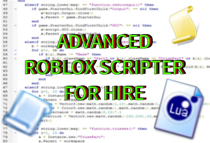 Create or modify any roblox script with advanced technique by ...