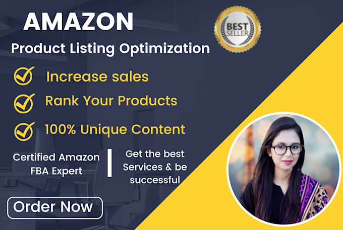 write amazon product listing description with SEO amazon listing optimization