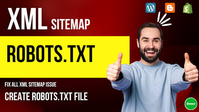 create and fix XML sitemap and robots txt for website SEO