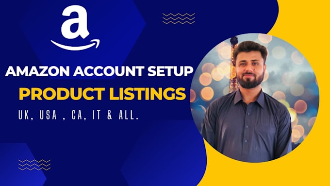 set up amazon seller account product listings
