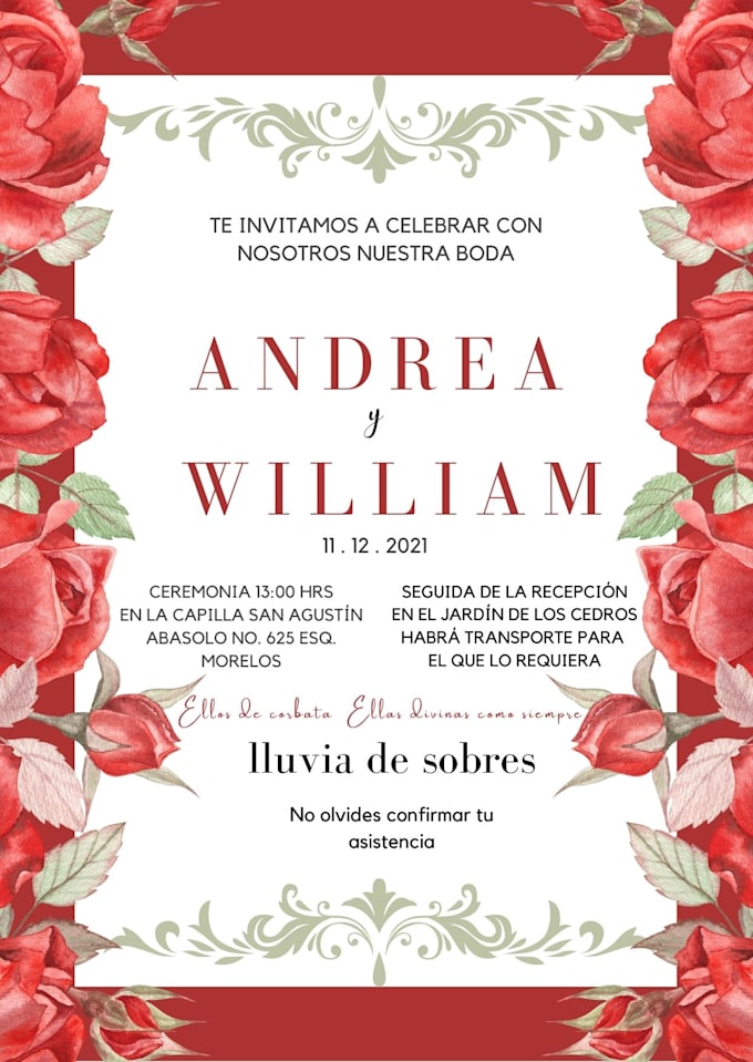 Design your wedding card by Alexandra_det | Fiverr