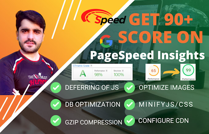 optimize wordpress page speed at google pagespeed insights and gtmetrix