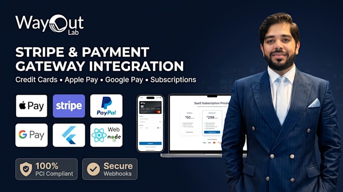 integrate stripe paypal payment gateway or subscription in app and website