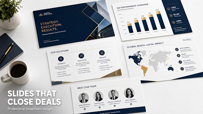 design professional powerpoint presentation slides for business