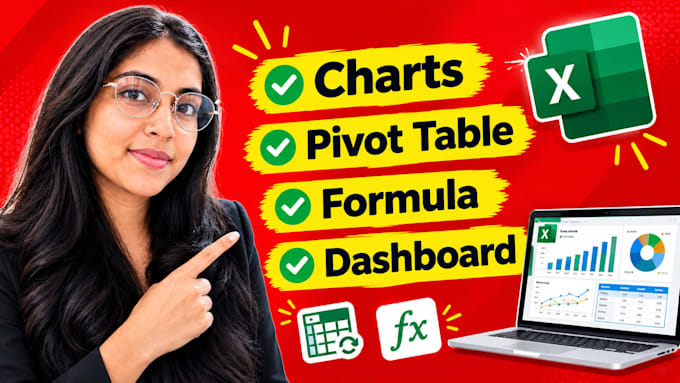 convert data to an professional ms excel graphs and charts