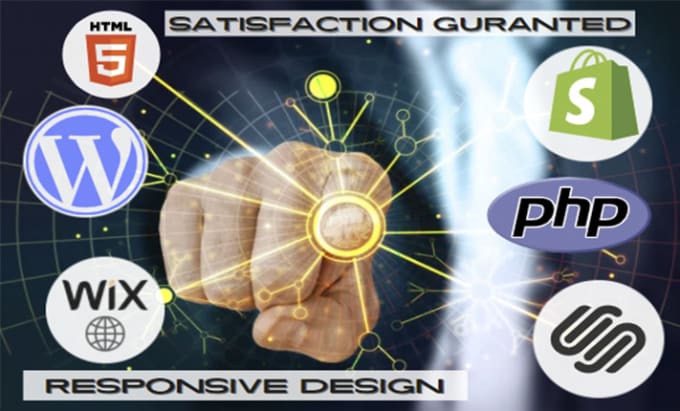 use ai to design custom wix, shopify and squarespace frontend and backend site