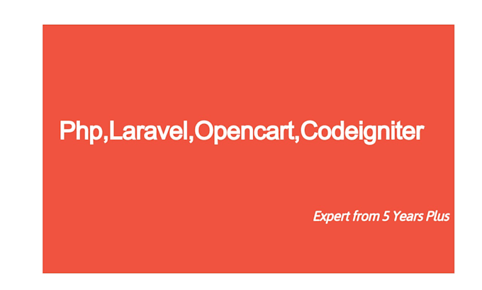 fix and develop php, laravel, mysql, web apps and websites