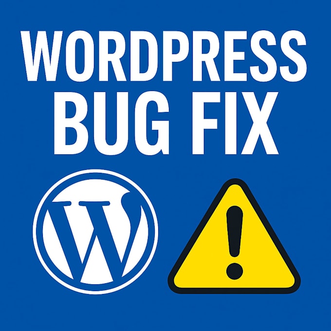 fix any wordpress issue error or bug fast and professionally