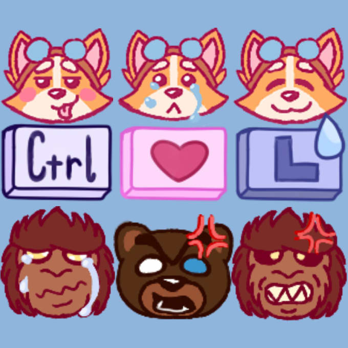 make you a batch of twitch emotes