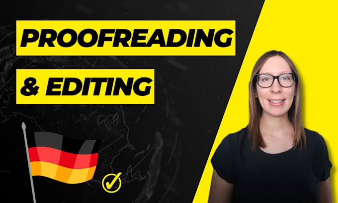 proofread and edit your german text