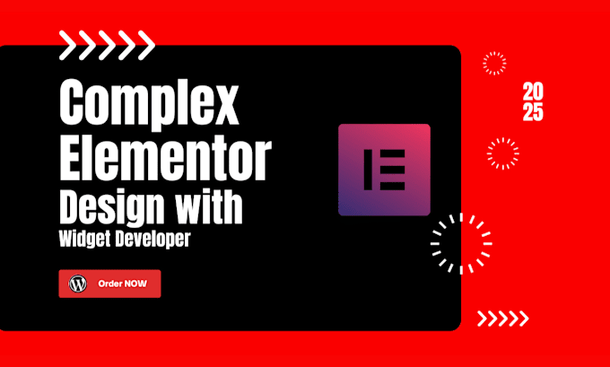 create responsive and modern website using elementor custom widget