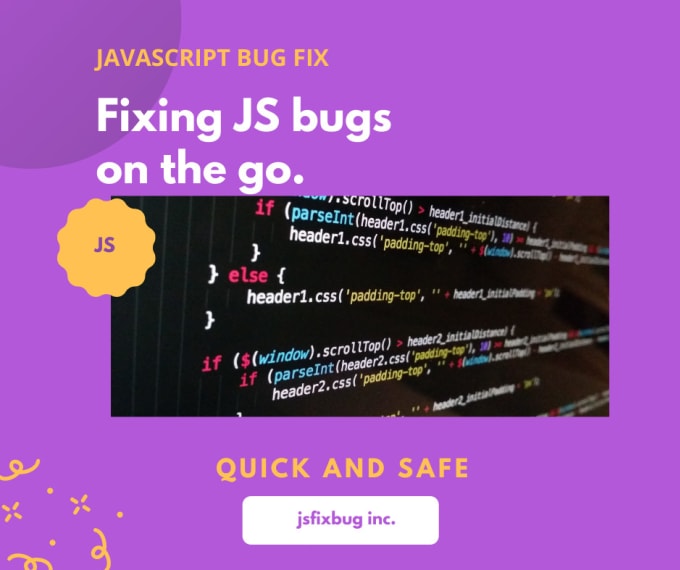 Fix bugs in javascript code by Milliongashawbe | Fiverr