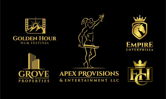 do luxurious modern logo design
