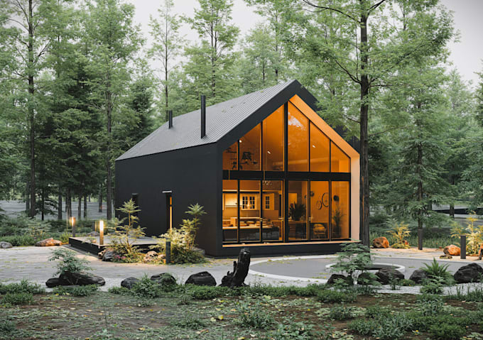 design interior and exterior with expert architectural 3d modeling and rendering