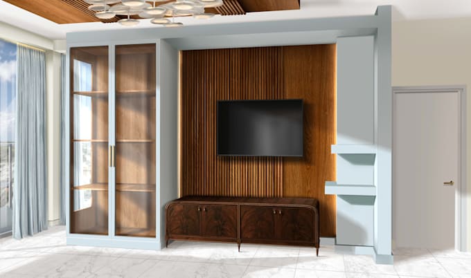 draw interior visualization render