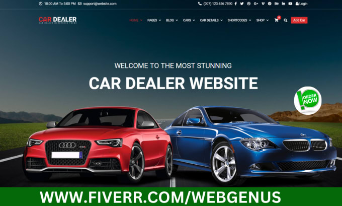 design car dealership auto sales rental finance auto dealer truck sales website