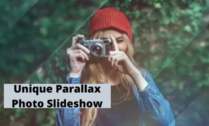 do parallax photo slideshow video