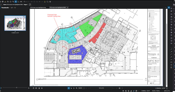 do floor, ceiling and wall area takeoff and material qty