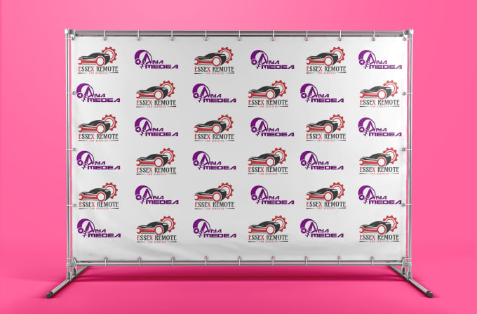 design step and repeat , backdrop banner