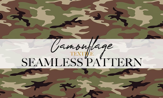 design seamless textile camouflage vector print pattern