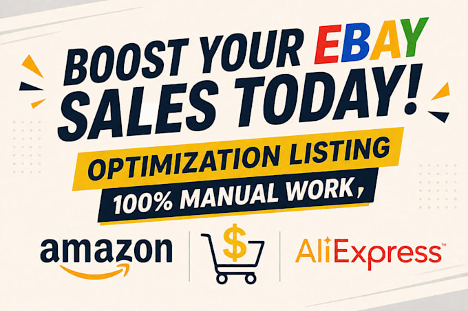 do ebay listing, ebay product listing, ebay SEO listing