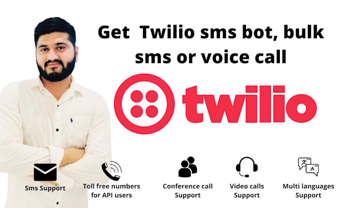 build twilio sms bot, bulk sms ,voice call , autoresponder