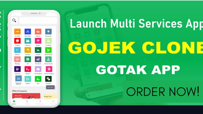 Build multi services app, gojek app clone, gotak app by Olivernoah0 ...