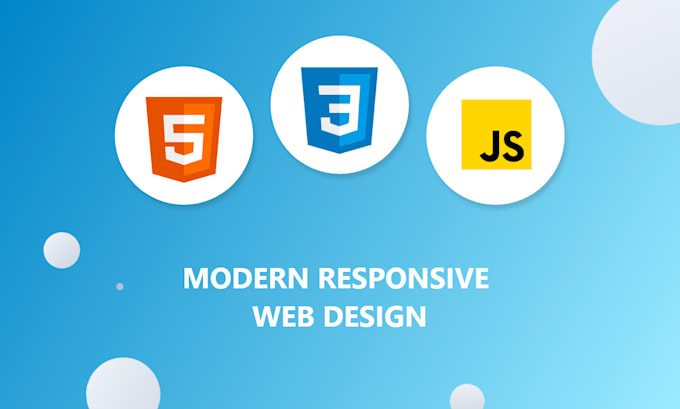 Create html css javascript responsive landing pages by Wissemchihaoui ...