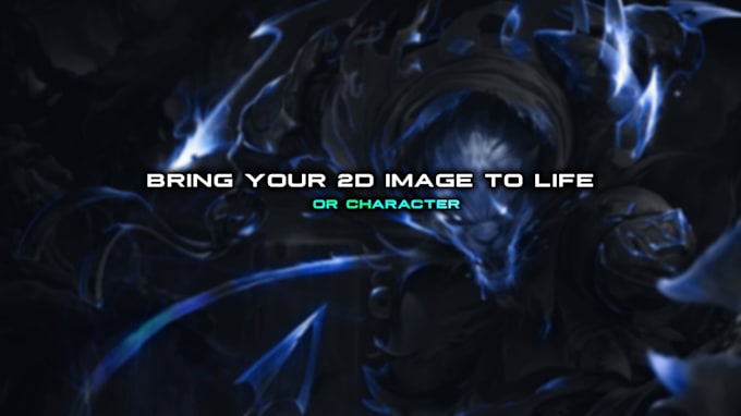 animate and loop your 2d image, character or illustration