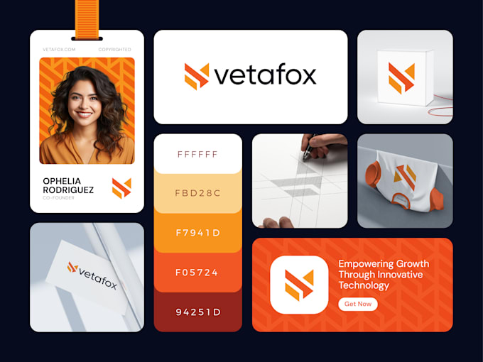 design a modern business logo, branding kit, brand identity and brand guide