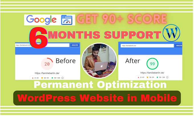 improve, boost, speed up, optimize, wordpress website page speed