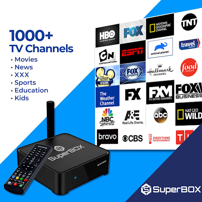 Install best iptv for your android box by Superboxniki | Fiverr