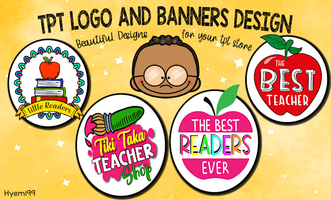 design beautiful logo and banners for your teachers pay teachers store