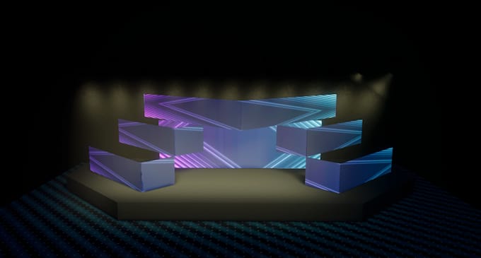 create 3d renders for events