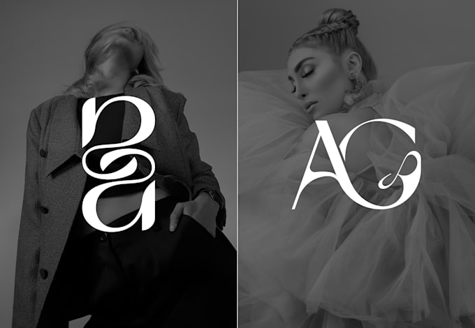 design minimalist monogram for fashion brand logo