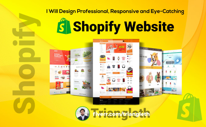 develop shopify dropshipping store or design shopify website