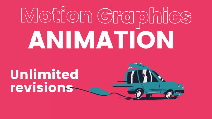 do motion graphics, logo animation and GIF animation