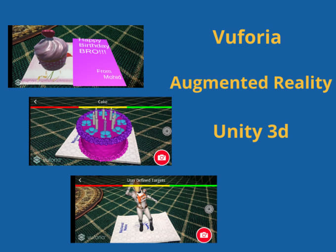 Create Augmented Reality Using Vuforia And Unity3d By Mohidali11 Fiverr Create Augmented Reality Using Vuforia And Unity3d By Mohidali11 Fiverr