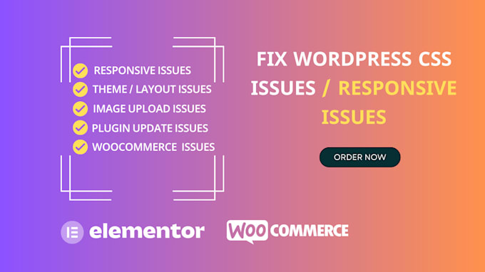 Fix wordpress any css issues and wordpress responsive issues by ...